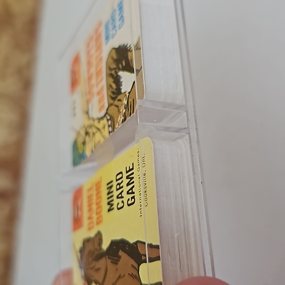 Vintage Card Game Cowboys and Indians mini card game Daniel Boone retro toys - Picture 5 of 8